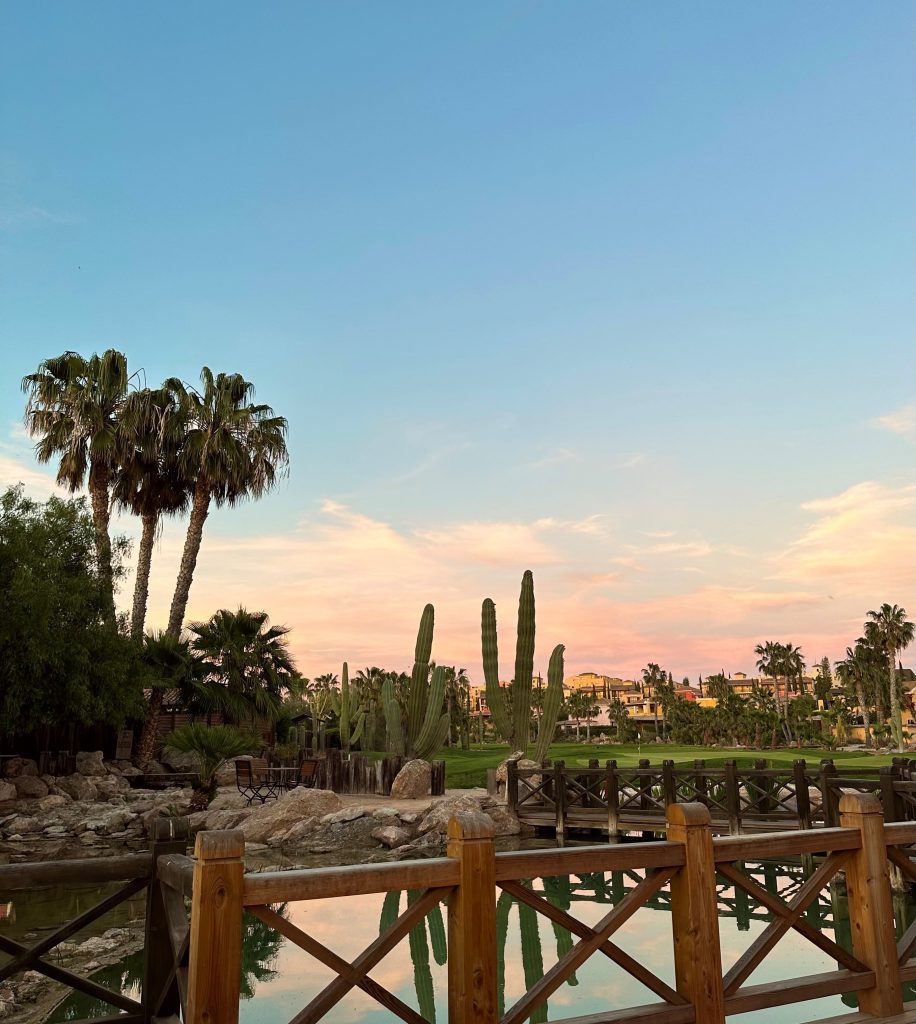 el torrente atardecer