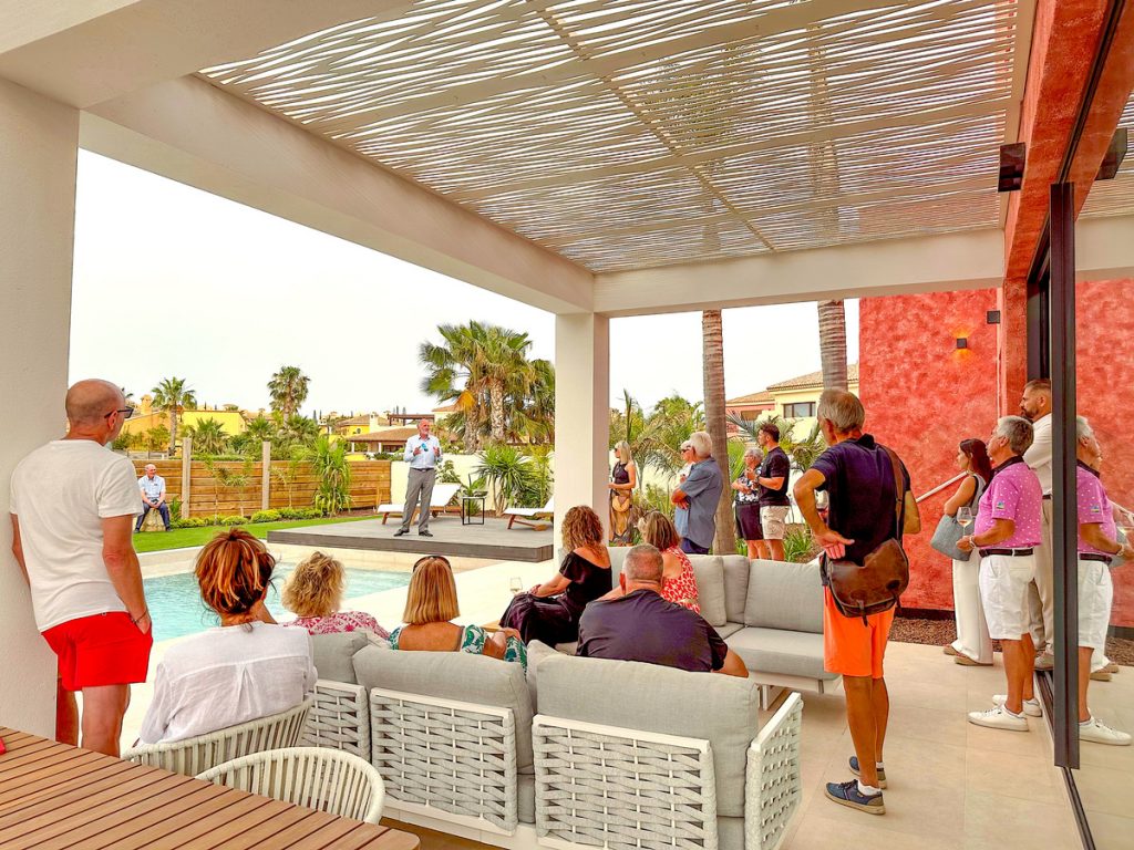 Group Sales & Marketing Manager, Simon Coaker discussing the 'Property Owners Referral Scheme'