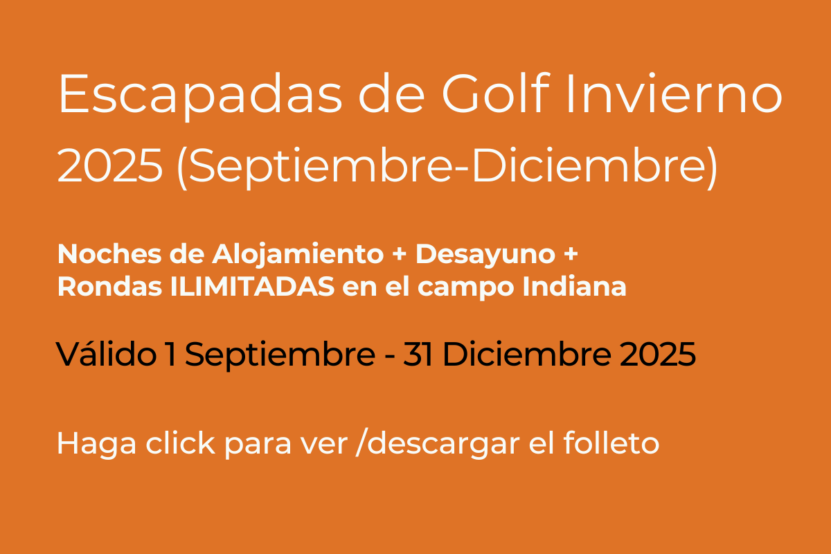 Escapadas de Golf de Invierno 2025 (Septiembre-Diciembre)