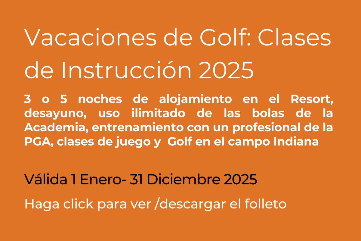 Vacaciones de Golf: Clases de Instrucción 2024